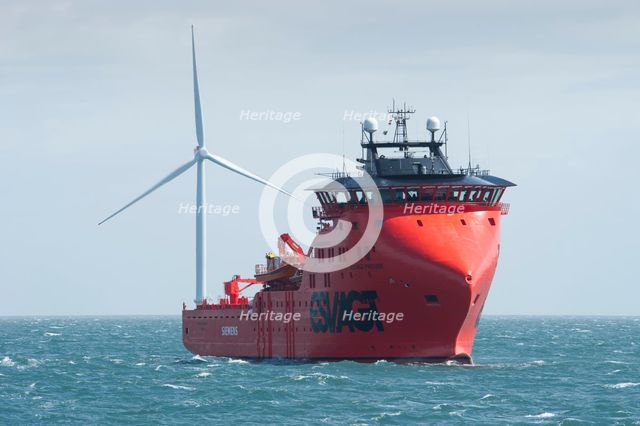Westermost Rough Wind Farm, 2015. Creator: Alun Bull.
