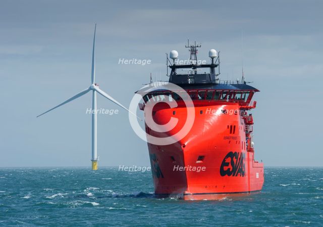 Westermost Rough Wind Farm, 2015. Creator: Alun Bull.