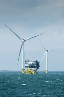 Westermost Rough Wind Farm, 2015. Creator: Alun Bull