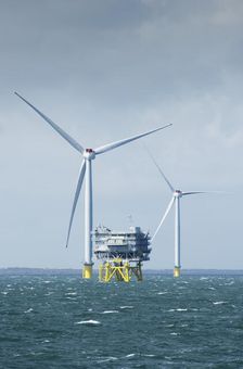 Westermost Rough Wind Farm, 2015. Creator: Alun Bull