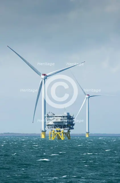 Westermost Rough Wind Farm, 2015. Creator: Alun Bull.