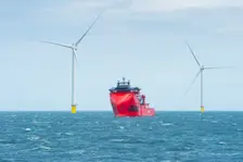 Westermost Rough Wind Farm, 2015. Creator: Alun Bull