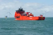 Westermost Rough Wind Farm, 2015. Creator: Alun Bull