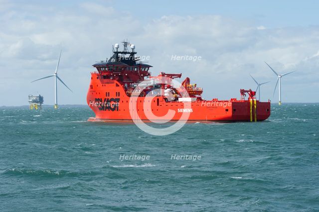 Westermost Rough Wind Farm, 2015. Creator: Alun Bull.