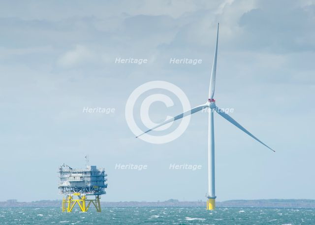 Westermost Rough Wind Farm, 2015. Creator: Alun Bull.