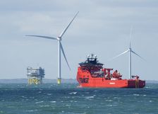 Westermost Rough Wind Farm, 2015. Creator: Alun Bull