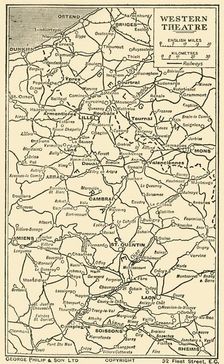 Western Theatre 1919. Creator: George Philip & Son Ltd