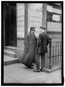 Western Union Office, between 1913 and 1917. Creator: Harris & Ewing