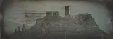 Western Approach to the Acropolis, Athens, 1842. Creator: Joseph Philibert Girault De Prangey