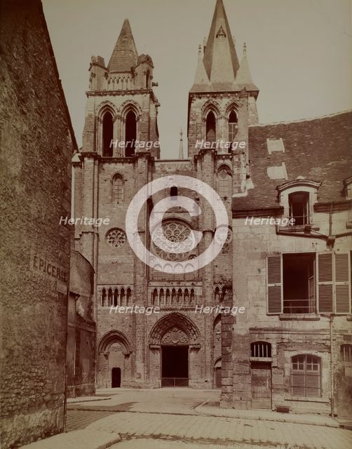 Western façade, Church of St Nicolas, Blois, between 1880-1900. Creator: Unknown.