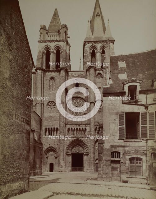 Western façade, Church of St Nicolas, Blois, between 1880-1900. Creator: Unknown.