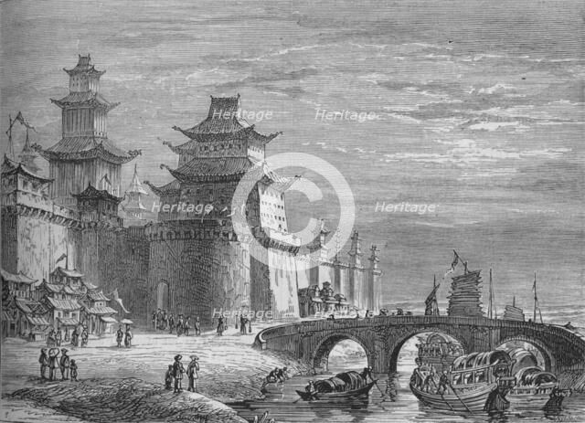 'Western Gate, Pekin', c1880. Artist: Unknown.