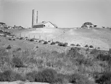 Western Idaho dairy farm, 1939. Creator: Dorothea Lange
