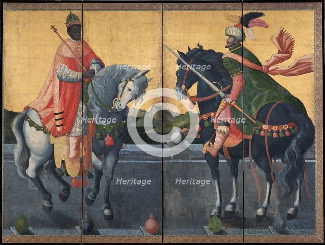 Western Kings on Horseback, First third of 17th cen.. Artist: Anonymous  