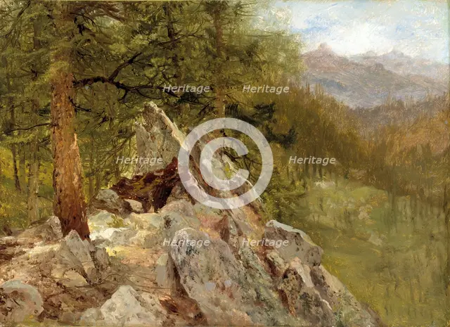 Western Landscape, 1870. Creator: John Frederick Kensett.