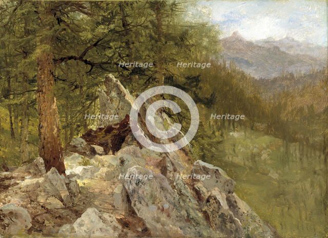 Western Landscape, 1870. Creator: John Frederick Kensett.