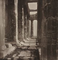 Western Portico of the Parthenon, 1882. Creator: William James Stillman (American, 1828-1901); The Autotype Company