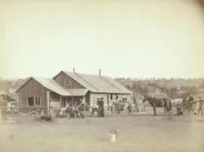 Western Ranch House, c1888. Creator: John C. H. Grabill