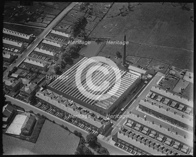 Westfield Mill, Barnoldswick, Lancashire, c1930s. Creator: Arthur William Hobart.