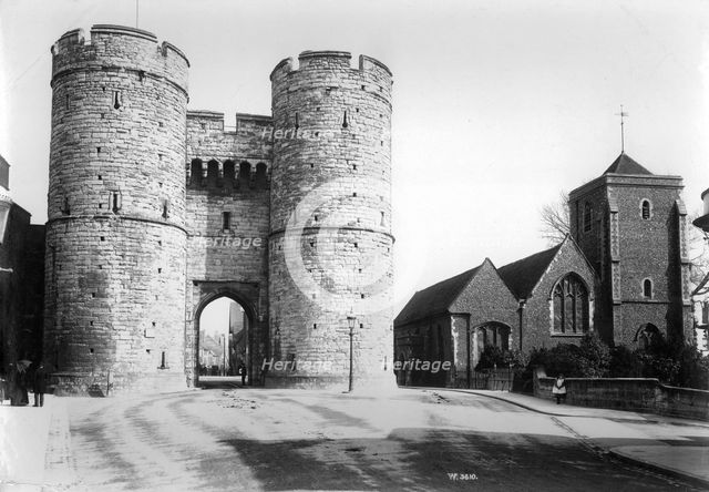 Westgate, Canterbury, Kent, 1890-1910. Artist: Unknown