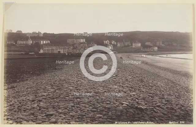 Westward Ho and Pebble Ridge, 1860/94. Creator: Francis Bedford.