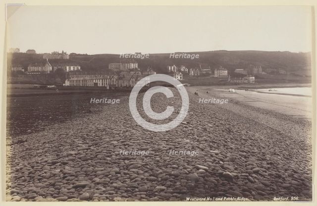 Westward Ho and Pebble Ridge, 1860/94. Creator: Francis Bedford.