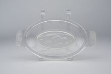 Westward Ho!/Pioneer pattern platter, c. 1876. Creator: Gillinder & Sons