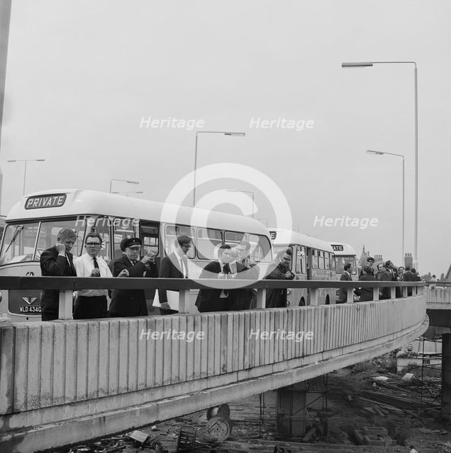 Westway Flyover, A40, Kensington and Chelsea, London, 28/07/1970. Creator: John Laing plc.