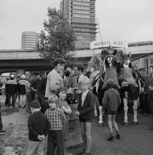 Westway Flyover, A40, Kensington and Chelsea, London, 28/07/1970. Creator: John Laing plc