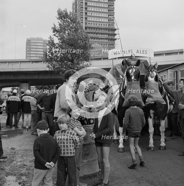 Westway Flyover, A40, Kensington and Chelsea, London, 28/07/1970. Creator: John Laing plc.