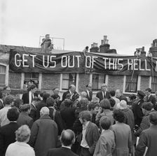 Westway Flyover, A40, Kensington and Chelsea, London, 28/07/1970. Creator: John Laing plc