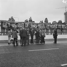 Westway Flyover, A40, Kensington and Chelsea, London, 28/07/1970. Creator: John Laing plc