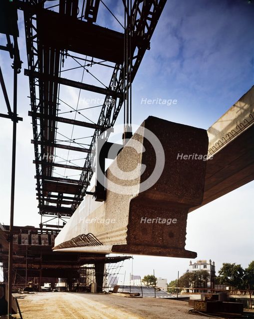 Westway Flyover, A40, Paddington, City of Westminster, London, 02/10/1969. Creator: John Laing plc.