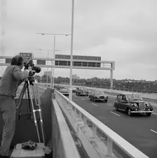 Westway Flyover, A40, Paddington, City of Westminster, London, 28/07/1970. Creator: John Laing plc