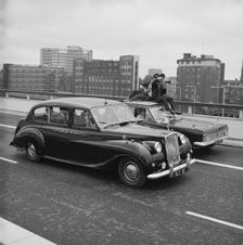 Westway Flyover, A40, Paddington, City of Westminster, London, 28/07/1970. Creator: John Laing plc