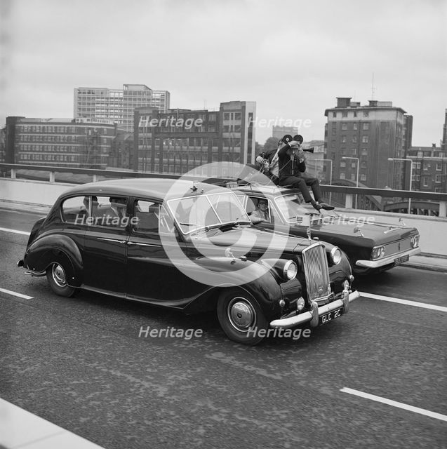 Westway Flyover, A40, Paddington, City of Westminster, London, 28/07/1970. Creator: John Laing plc.