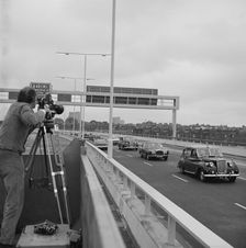 Westway Flyover, A40, Paddington, City of Westminster, London, 28/07/1970. Creator: John Laing plc