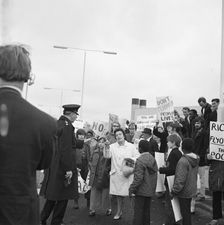 Westway Flyover, A40, Paddington, City of Westminster, London, 28/07/1970. Creator: John Laing plc