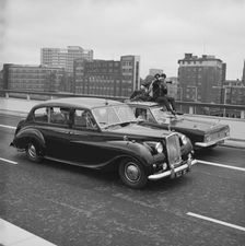 Westway Flyover, A40, Paddington, City of Westminster, London, 28/07/1970. Creator: John Laing plc