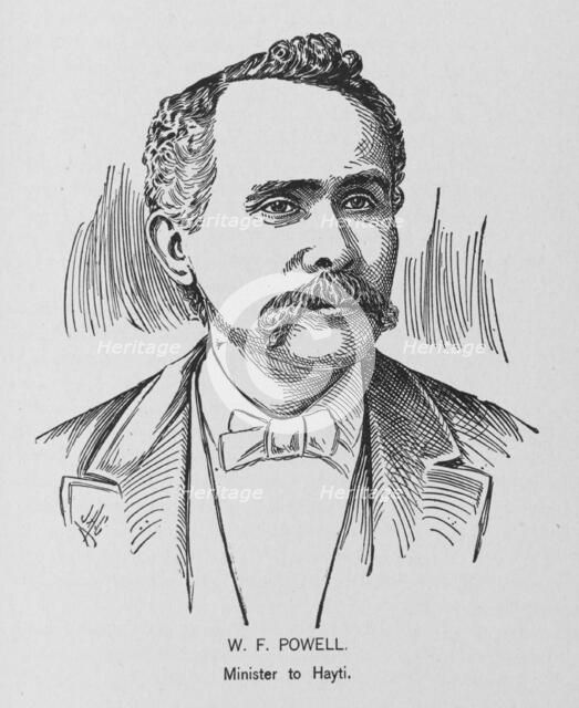 W.F. Powell; Minister to Hayti, 1902. Creator: J. H. Cunningham.
