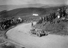 WG Tuck's Humber 14 hp competing in the Caerphilly Hillclimb, Wales, 25 June 1914. Artist: Bill Brunell