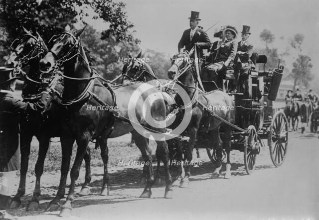 W.H. Moore & 4-in-hand, between c1910 and c1915. Creator: Bain News Service.