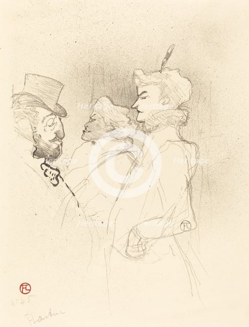 Why Not?...Once Is Not a Habit (Pourquoi pas?...Une fois n'est pas coutume), 1893. Creator: Henri de Toulouse-Lautrec.