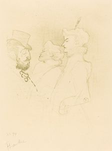 Why Not?...Once Is Not a Habit (Pourquoi pas?...Une fois n'est pas coutume), 1893. Creator: Henri de Toulouse-Lautrec