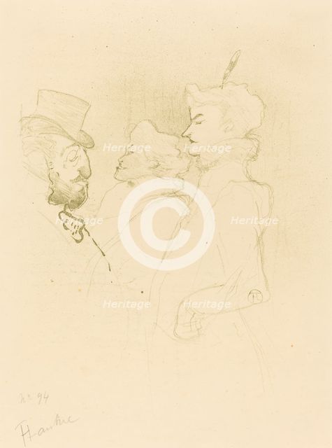 Why Not?...Once Is Not a Habit (Pourquoi pas?...Une fois n'est pas coutume), 1893. Creator: Henri de Toulouse-Lautrec.