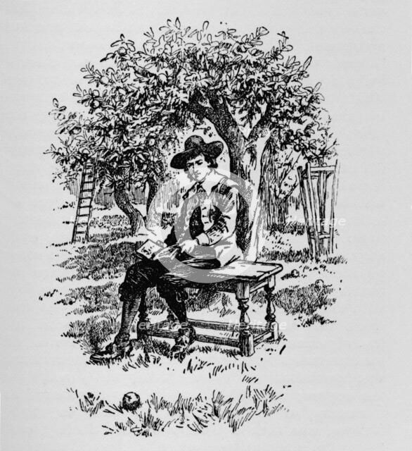 'Why an apple falls', c1918. Artist: Unknown.