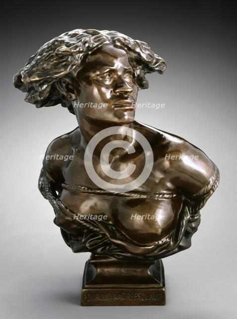 Why Born Enslaved!, 1868. Creator: Jean-Baptiste Carpeaux.