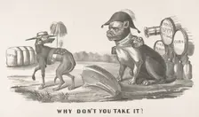 Why Don't You Take It?, 1861-64., 1861-64. Creators: Nathaniel Currier, James Merritt Ives, Currier and Ives