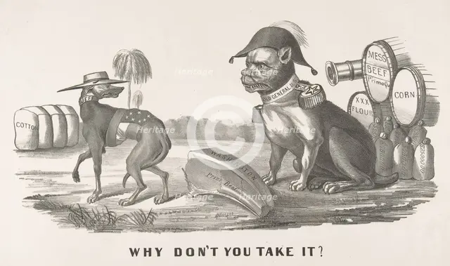 Why Don't You Take It?, 1861-64., 1861-64. Creators: Nathaniel Currier, James Merritt Ives, Currier and Ives.