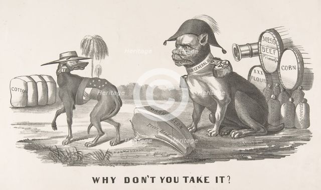 Why Don't You Take It?, 1861-64., 1861-64. Creators: Nathaniel Currier, James Merritt Ives, Currier and Ives.